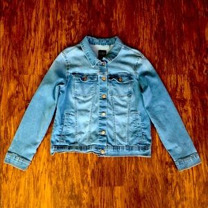 Cavalini Women’s Blue Washed Denim Jean Jacket Sz L